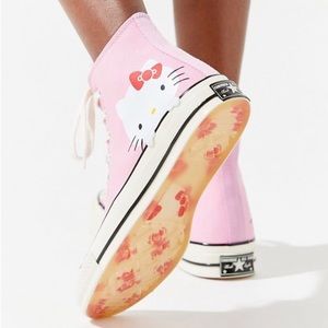 Converse x Hello Kitty Pink High Tops